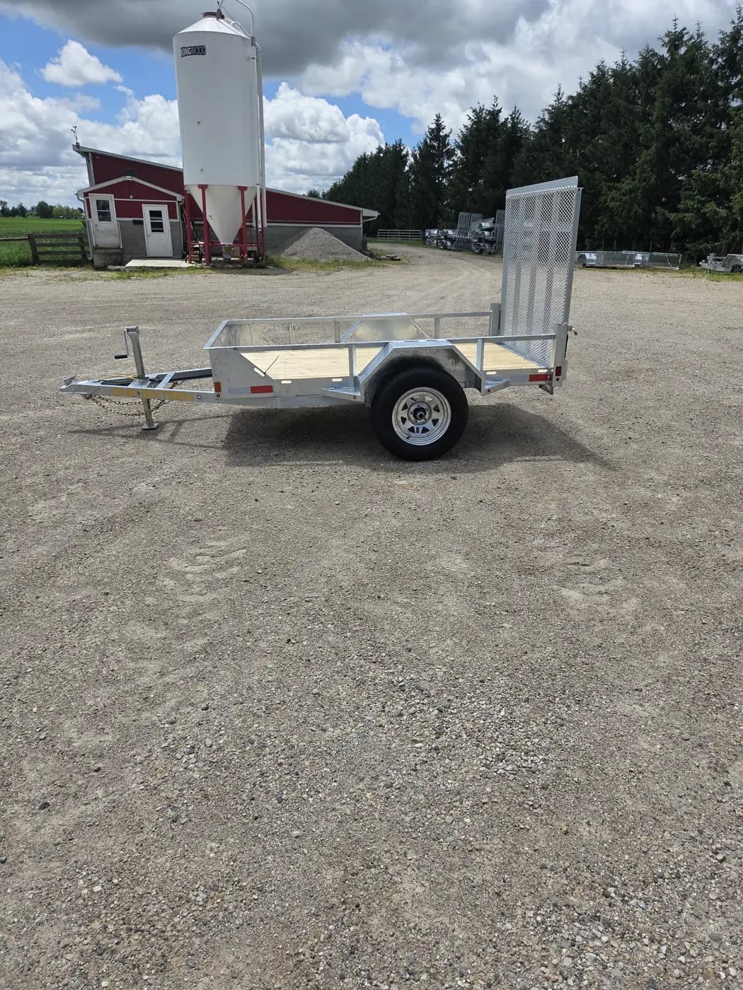 Single Axle Open Rail